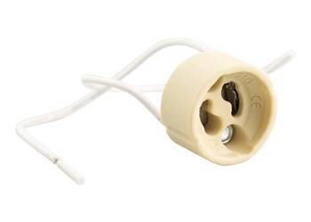 OPRAWKA GU10 Z PRZEWODEM (2x0,75) 15cm