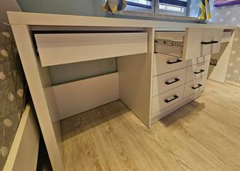 Biurko z komodą, 2 osobowe