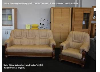 Komplet ROMA- Skóra Naturalna- Kolor DO WYBORU- Producent PYKA OLESNO