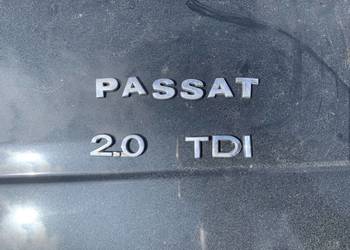 Emblemat znaczek napis 2.0 tdi Volkswagen Passat b6