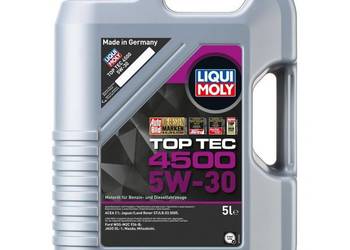 OLEJ LIQUI MOLY TOP TEC 4500  5W30 5L ACEA C108 FORD WSSM2C 934B 5L OLEJ LIQUI MOLY TOP TEC 4500  5W30 5L ACEA C108 FORD WSSM2C 934B 5L