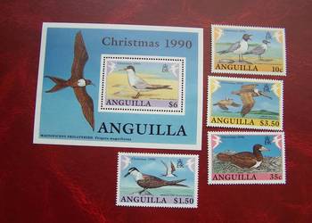 Anguilla 1990 MNH Mi. 849-52 Fauna Ptaki  a