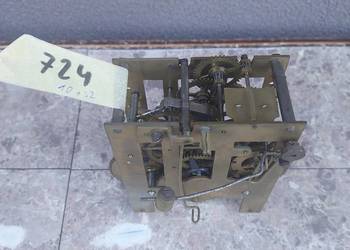 724 Mechanizm starego zegara ściennego Junghans uszkodzony