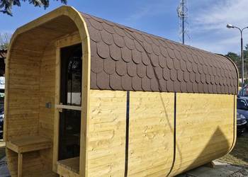 Sauna ogrodowa Cube 3,6m dostępna od ręki!