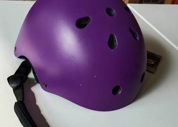 kask rowerowy Street Runner Rolki bmx Deskorolka fioletowy 55-58 cm / M
?