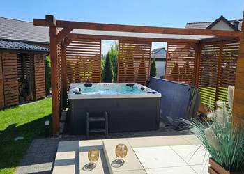 Jacuzzi ogrodowe wanna z hydromasażem SPA 6 os.