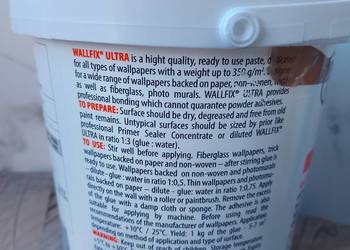 Klej do tapet gotowy do użycia 3x1 kg. Okazja