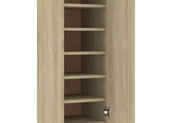 vidaXL Szafka na buty, dąb sonoma 32x35x92 cm(SKU:808975)