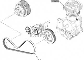 New Holland T6090 T6070 Napinacz pasa 87300104