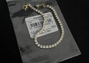 bransoletka tennisowa pandora 18cm