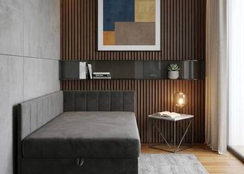 Łóżko Tapicerowane Jednoosobowe Z Pojemnikiem Wenus, Różne Kolory