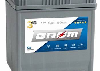 Akumulator 50Ah 450A GROM Premium  EN Japan Prawy Plus DTR