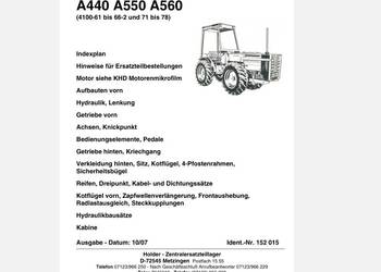 Holder A62, A65, C65, P70, P70A, A55, AG35 katalog części