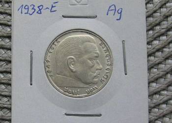 Niemcy 2 Marki 1938r - E - Hindenburg