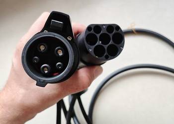 Kabel typ1 na typ2 ładowanie samochodu