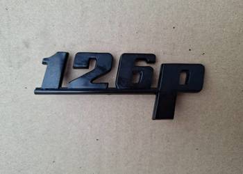 Emblemat znaczek logo tyl tylny Fiat 126p Maluch