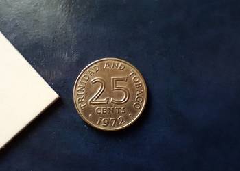 Stare monety 25 cent 1972 Trinidad i Tobago