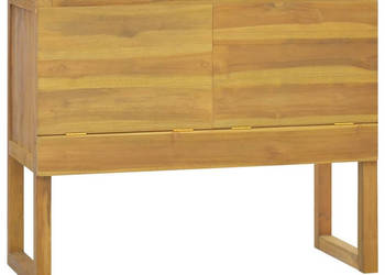 Szafka łazienkowa 90x40x755 cm lite drewno tekowe WM-338248