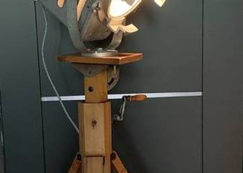 Lampa loft teatralno filmowa stara lata 50-60