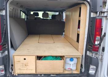 Zabudowa kempingowa Renault Trafic (122cm) + Dedykowana szafka boczna! STAN