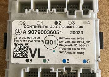 MERCEDES W907 MODUŁ STEROWNIK DRZWI A9079003605