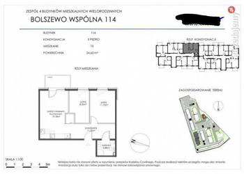 3pokoje w Bolszewie 55m stan deweloperski