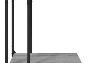 vidaXL Stolik boczny na kółkach, szary dąb sonoma(SKU:825810)