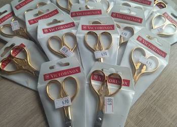 Zestaw 25 sztuk nożyczek nożyczki Victorinox nowe złote okazja
