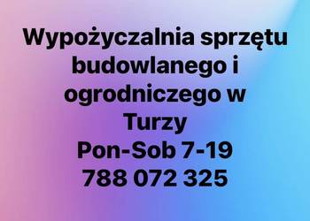 Wypożyczalnia sprzętu budowlanego i ogrodniczego Sokołów Młp z dowozem