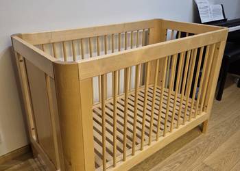 Łóżeczko dziecięce drewniane Troll Sun 120x60