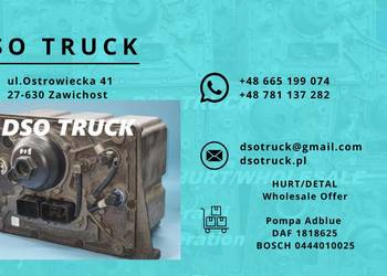 1818625 Bosch 0444010025 Pompa adblue Modul DAF