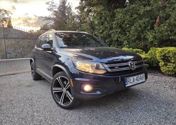 VW TIGUAN 2.0 TSI 4Motion 4x4 R-Line Keyless Go Jasny Środek Faktura Vat23%