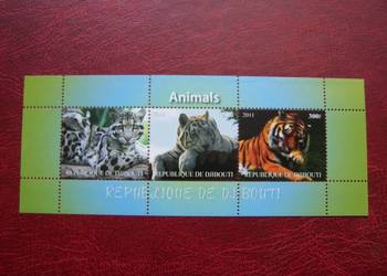 Dżibutti 2011 MNH Fauna Zwierzęta Tygrysy