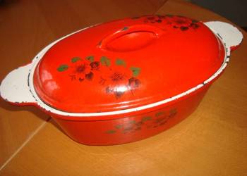 Naczynie żeliwne, używane