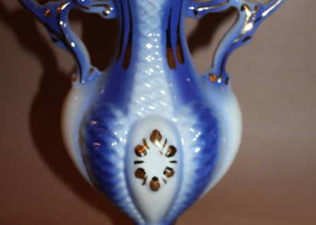 Amfora, wazon biało - niebieska nr 1658 Amfora, wazon biało - niebieska nr 1658