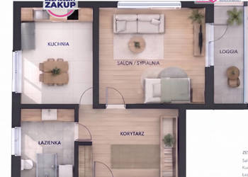 Oferta sprzedaży mieszkania Gdańsk 41.4m2 1 pokój