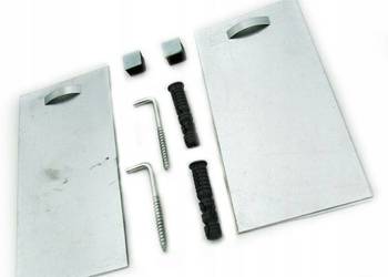 Zawieszki do luster 16cm + dystanse + haki KOMPLET samoprzylepne PIANKI