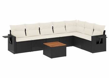 vidaXL 7-cz. zestaw wypoczynkowy do ogrodu, z poduszkami(SKU:3256924)