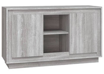 Szafka szary dąb sonoma 102x35x60 cm materiał drewnopochodny WM-831883