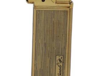 Złota Zapalniczka Fajkowa Płomieniowa z Regulacją Płomienia Gentelo