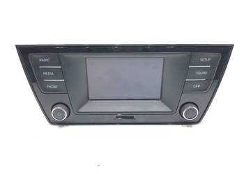 RADIO SKODA FABIA III 6V0035871D ODTWARZACZ MULTIMEDIA, STEREO