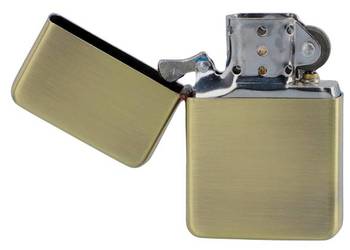 Luksusowa Złota Zapalniczka Benzynowa Matowa Gentelo