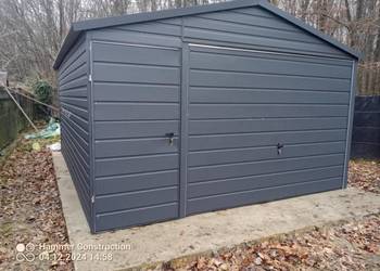 Garaż blaszany 4x5 WZMOCNIONY PROFILAMI. Producent. Cała POLSKA