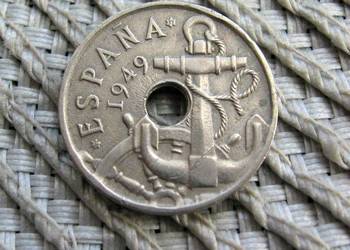 Hiszpania 50 Centymów 1949r