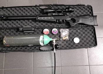 Zestaw Wiatrówka Hatsan bt65 RB ELITE 4,5mm + butla