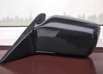 BMW E30 lusterko zewnętrzne lewe kierowcy elektryczne 4 PIN czarne