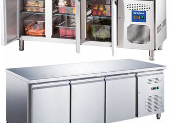 Stół Chłodniczy Gastronomiczny 3-Drzwiowy Agregat Po Prawej 417l Stalgast 8