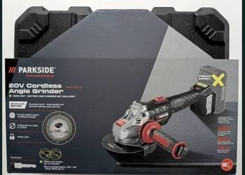 Szlifierka katowa parkside performance 20V PWSAP 20-Li G7