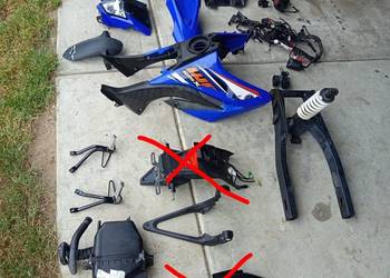 Yamaha WR125x części,plastiki