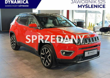 Jeep Compass Limited 1.4Turbo 140KM M6 2017/18 r., salon PL, HAK, 85tys.km…